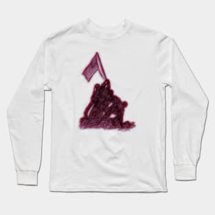 Iwo Jima - Small Design Long Sleeve T-Shirt